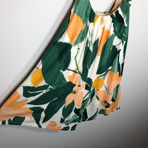 Anthropologie Vanessa Virginia  Tropical Print Flowy Tank Size Small - Picture 3 of 11